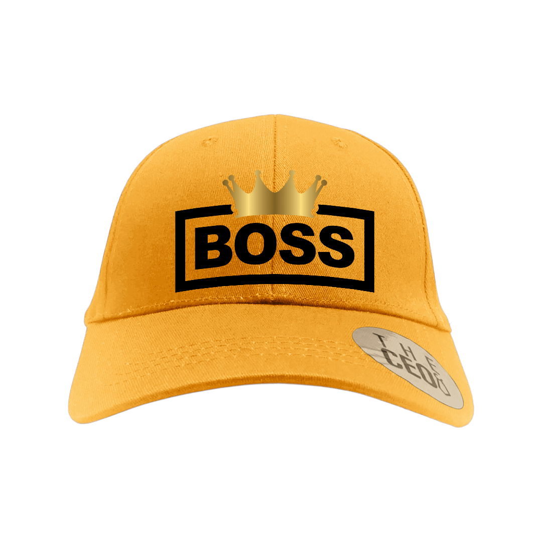 Boss Crown Embroidered Baseball Cap